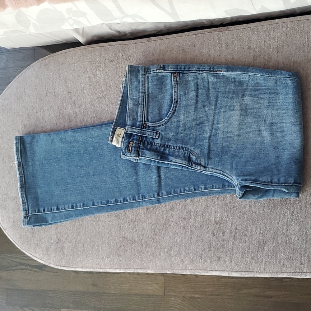 Madewell Skinny Flare jeans in medium wash blue size 26P